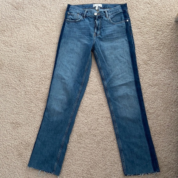 Mango Denim - Mango Straight Mid Rise Jean size 8